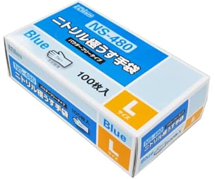 Amazon.co.jp: ﾆﾄﾘﾙ 極うす手袋L 100枚 NS-480 ﾀﾞﾝﾛｯﾌﾟ 粉なし